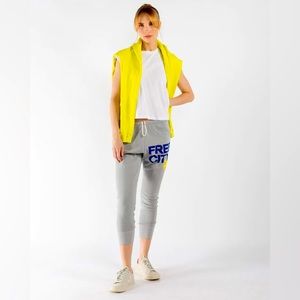 Free City 3/4 sweats, NEW size medium